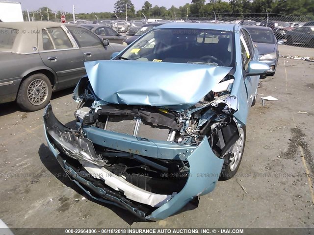 JTDKDTB37D1058211 - 2013 TOYOTA PRIUS C TEAL photo 6