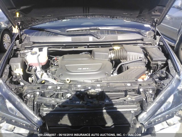 2C4RC1EG0JR212706 - 2018 CHRYSLER PACIFICA TOURING L PLUS GRAY photo 10