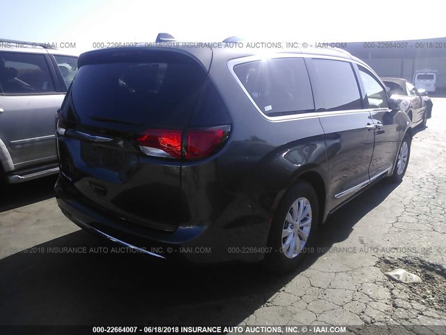 2C4RC1EG0JR212706 - 2018 CHRYSLER PACIFICA TOURING L PLUS GRAY photo 4