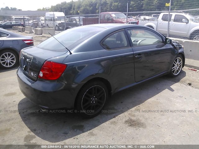 JTKDE167450027053 - 2005 TOYOTA SCION TC 蓝色 照片 4