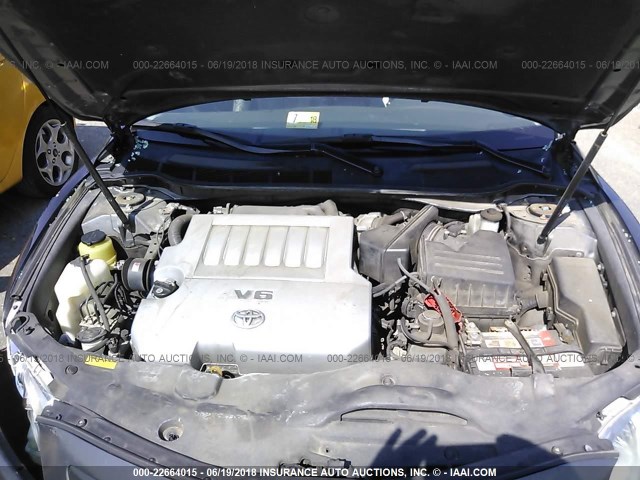 4T1BK46K67U052086 - 2007 TOYOTA CAMRY NEW GENERAT LE/XLE/SE GRAY photo 10