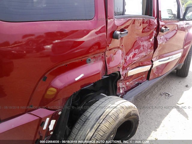 1J8GN58K38W192941 - 2008 JEEP LIBERTY LIMITED RED photo 6