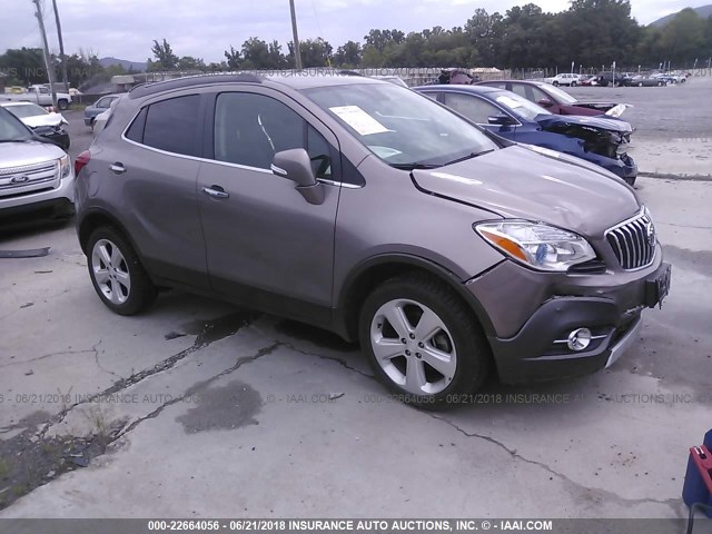 KL4CJFSB2FB036646 - 2015 BUICK ENCORE CONVENIENCE GRAY photo 1