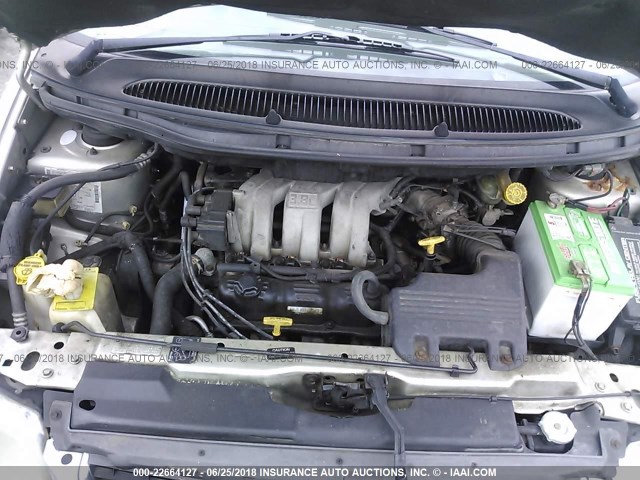 1C4GP54L3YB618005 - 2000 CHRYSLER TOWN & COUNTRY LXI SILVER photo 10