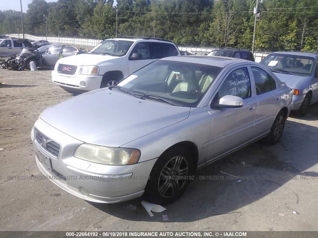 YV1RS592872618310 - 2007 VOLVO S60 2.5T SILVER photo 2