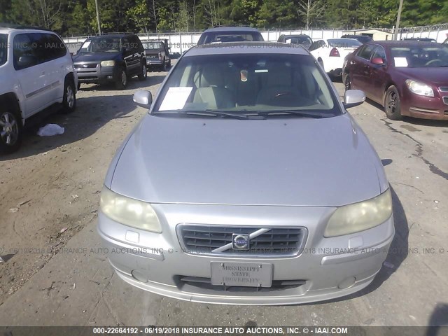 YV1RS592872618310 - 2007 VOLVO S60 2.5T SILVER photo 6