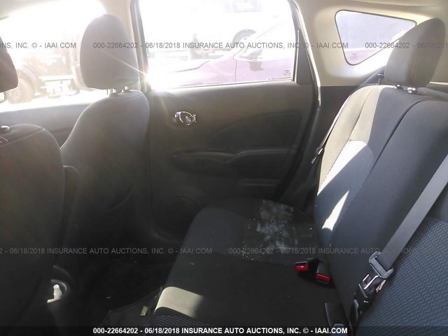 3N1CE2CP3EL437443 - 2014 NISSAN VERSA NOTE S/S PLUS/SV/SL WHITE photo 8