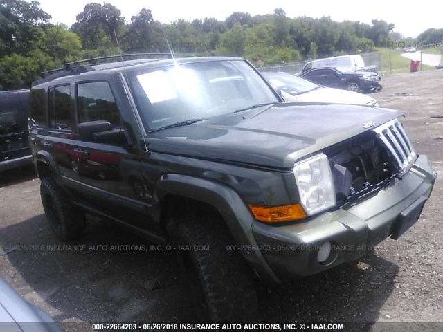 1J8HG48K38C154734 - 2008 JEEP COMMANDER SPORT GREEN photo 1