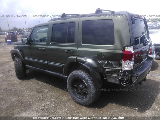 1J8HG48K38C154734 - 2008 JEEP COMMANDER SPORT GREEN photo 3