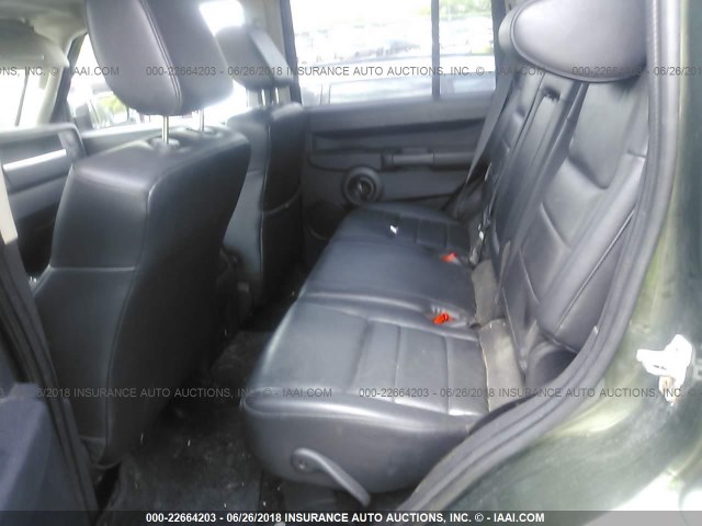 1J8HG48K38C154734 - 2008 JEEP COMMANDER SPORT Grün Foto 8