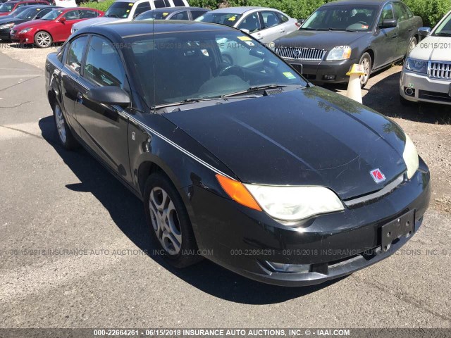 1G8AW12F34Z154448 - 2004 SATURN ION LEVEL 3 BLACK photo 1