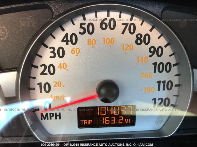 1G8AW12F34Z154448 - 2004 SATURN ION LEVEL 3 BLACK photo 7