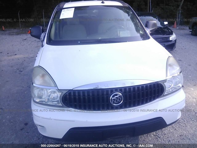 3G5DA03LX6S539643 - 2006 BUICK RENDEZVOUS CX/CXL WHITE photo 6