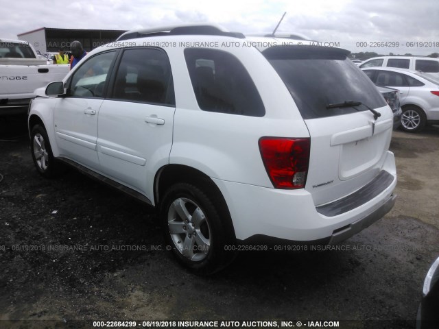 2CKDL33F796227600 - 2009 PONTIAC TORRENT WHITE photo 3