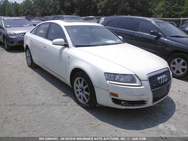 WAUDG74F85N086847 - 2005 AUDI A6 3.2 QUATTRO WHITE photo 1