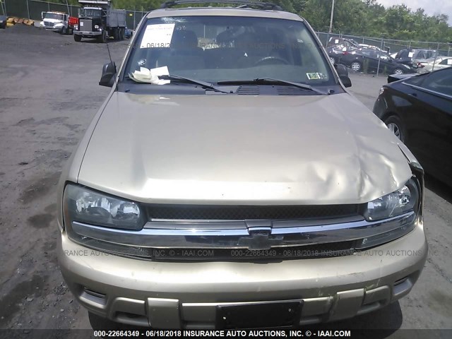 1GNDT13S752294866 - 2005 CHEVROLET TRAILBLAZER LS/LT GOLD photo 6