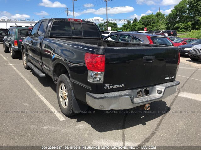 5TFCV54137X001191 - 2007 TOYOTA TUNDRA DOUBLE CAB SR5 BLACK photo 3
