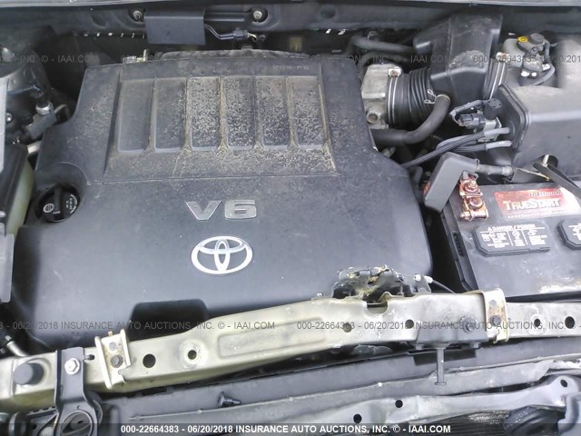 2T3BK31V09W002452 - 2009 TOYOTA RAV4 LIMITED BROWN photo 10