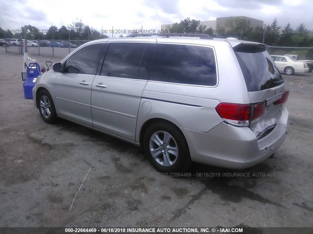 5FNRL38999B035024 - 2009 HONDA ODYSSEY TOURING SILVER photo 3