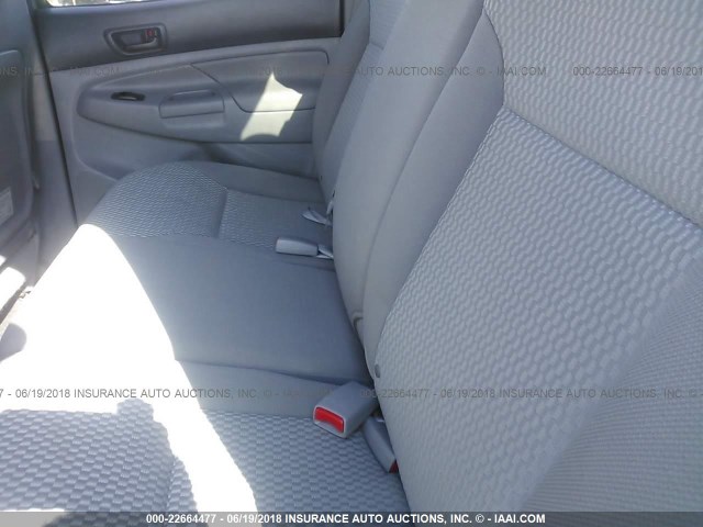 5TFJX4GN4DX015378 - 2013 TOYOTA TACOMA DOUBLE CAB ვერცხლისფერი ფოტო 8