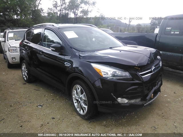 1FMCU9J99DUB15368 - 2013 FORD ESCAPE TITANIUM BLACK photo 1