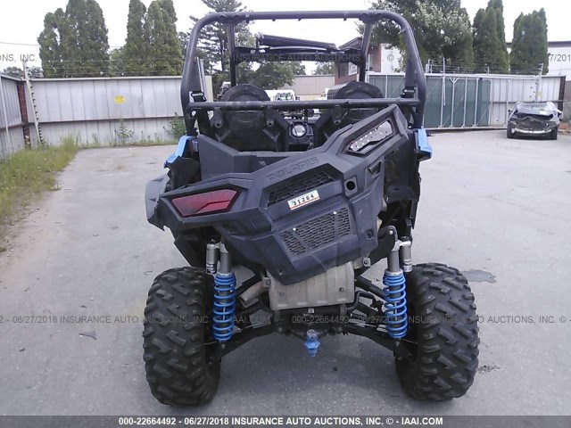 4XAVBE873HB686444 - 2017 POLARIS RZR S 900 EPS BLUE photo 6