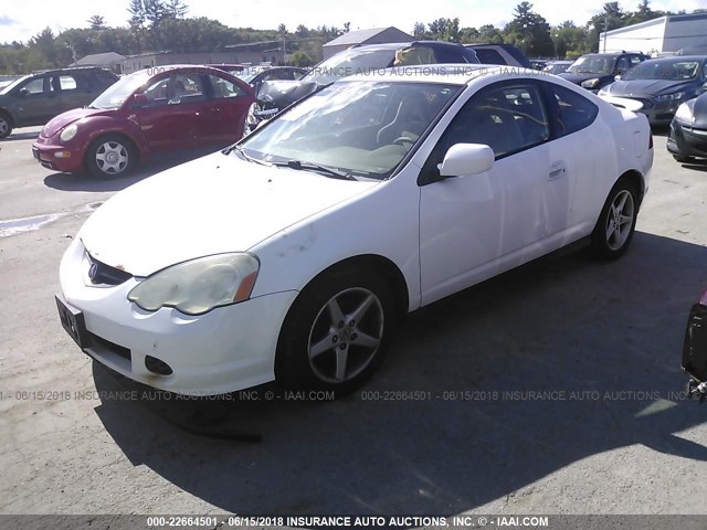 JH4DC54842C035355 - 2002 ACURA RSX WHITE photo 2