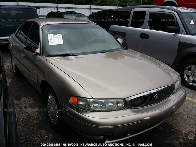 2G4WY55J811233756 - 2001 BUICK CENTURY LIMITED TAN photo 1