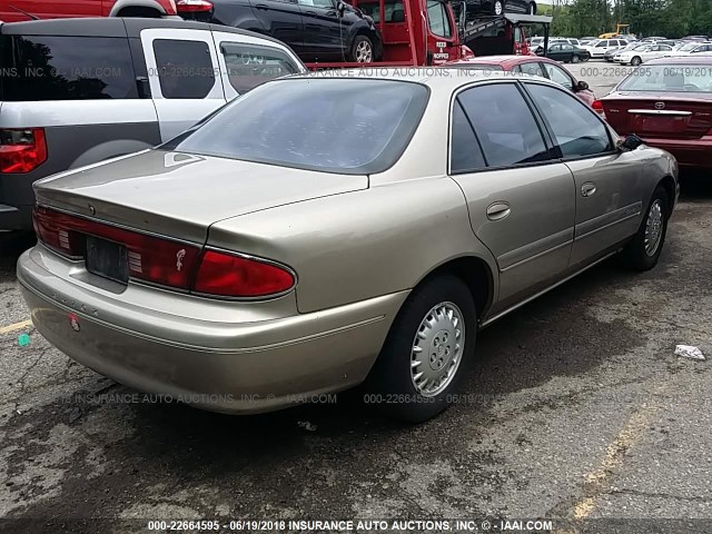 2G4WY55J811233756 - 2001 BUICK CENTURY LIMITED TAN photo 4