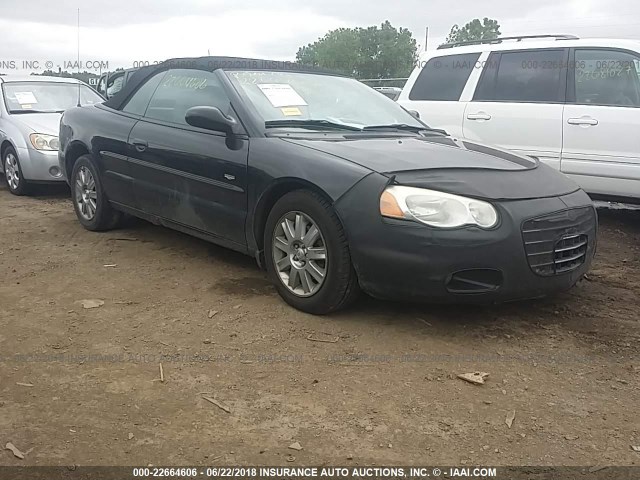 1C3EL55R54N290699 - 2004 CHRYSLER SEBRING LXI BLACK photo 1