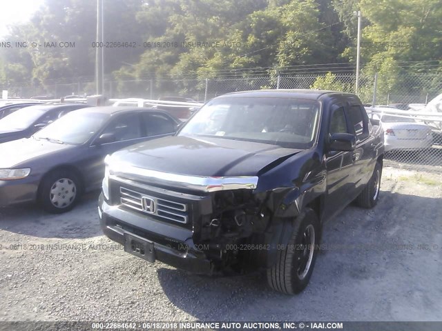 2HJYK16577H504634 - 2007 HONDA RIDGELINE RTL BLACK photo 6