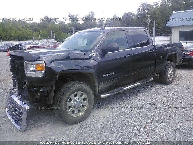 1GT12YEG5FF179063 - 2015 GMC SIERRA K2500 SLE BLACK photo 2