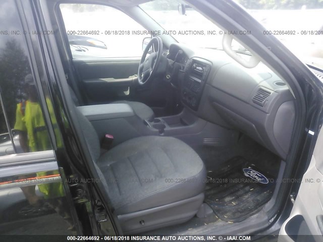 1FMZU72E85ZA49460 - 2005 FORD EXPLORER XLS/XLS SPORT BLACK photo 5