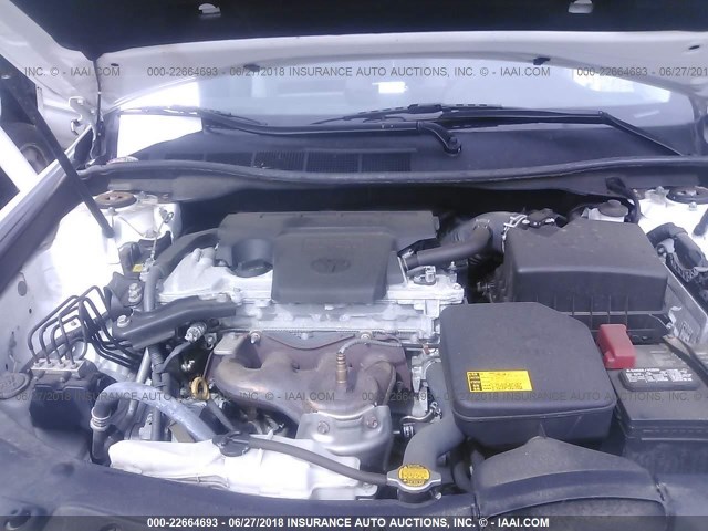 4T1BF1FK1EU407536 - 2014 TOYOTA CAMRY L/SE/LE/XLE თეთრი ფოტო 10