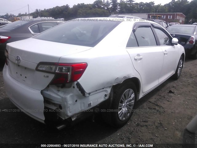 4T1BF1FK1EU407536 - 2014 TOYOTA CAMRY L/SE/LE/XLE თეთრი ფოტო 4