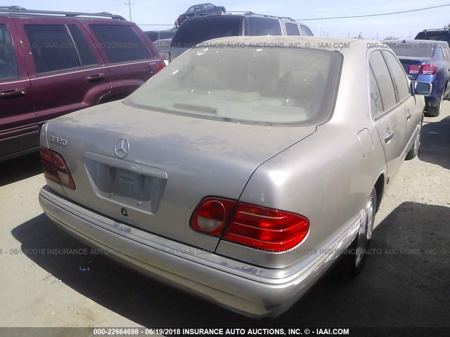 WDBJF65H6XA869807 - 1999 MERCEDES-BENZ E 320 Champagne photo 4