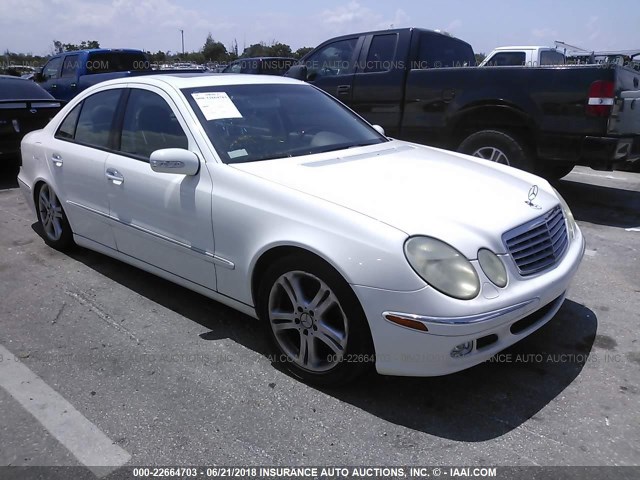 WDBUF83J64X113448 - 2004 MERCEDES-BENZ E 500 4MATIC WHITE photo 1