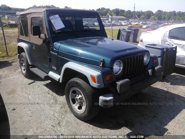 1J4FY29P9VP528045 - 1997 JEEP WRANGLER / TJ SE GREEN photo 1