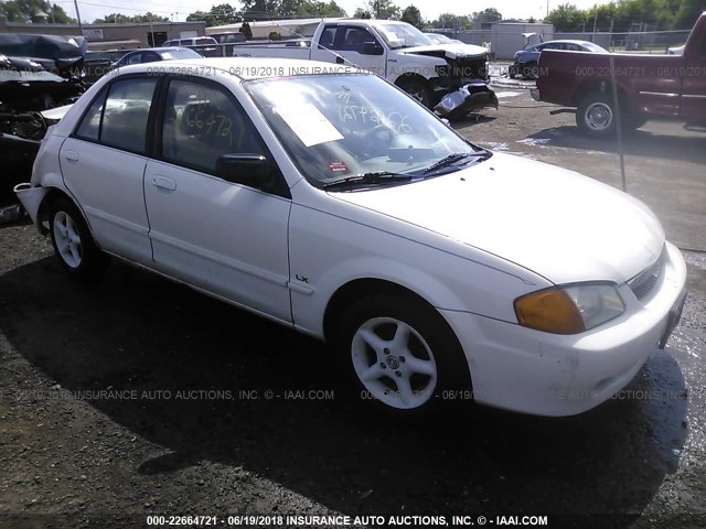 JM1BJ2227Y0214141 - 2000 MAZDA PROTEGE DX/LX WHITE photo 1