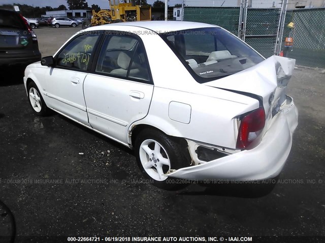 JM1BJ2227Y0214141 - 2000 MAZDA PROTEGE DX/LX WHITE photo 3