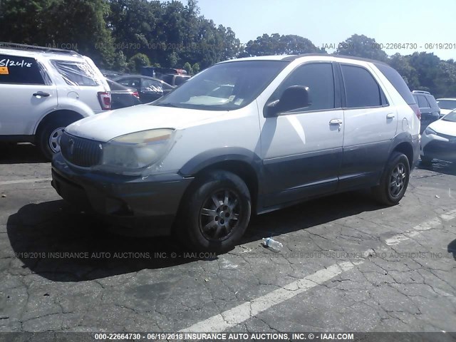 3G5DA03E14S536063 - 2004 BUICK RENDEZVOUS CX/CXL WHITE photo 2