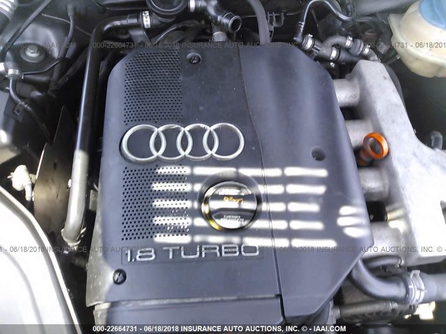 WAULC68E85A014038 - 2005 AUDI A4 1.8T QUATTRO/SPECIAL GRAY photo 10