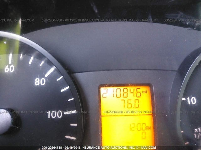 WCDPE745195377034 - 2009 FREIGHTLINER Sprinter 2500 SILVER photo 7