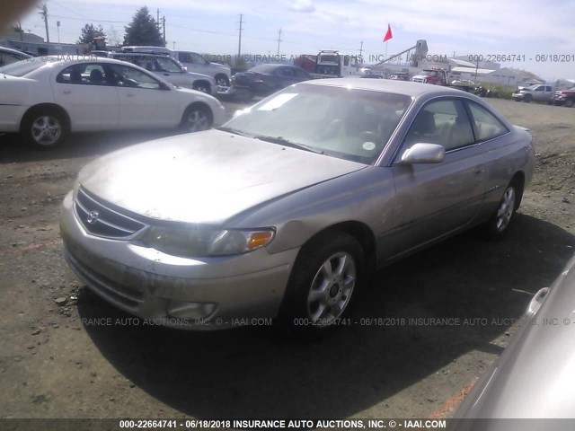 2T1CF22P4XC143986 - 1999 TOYOTA CAMRY SOLARA SE/SLE ბეჟი ფოტო 2