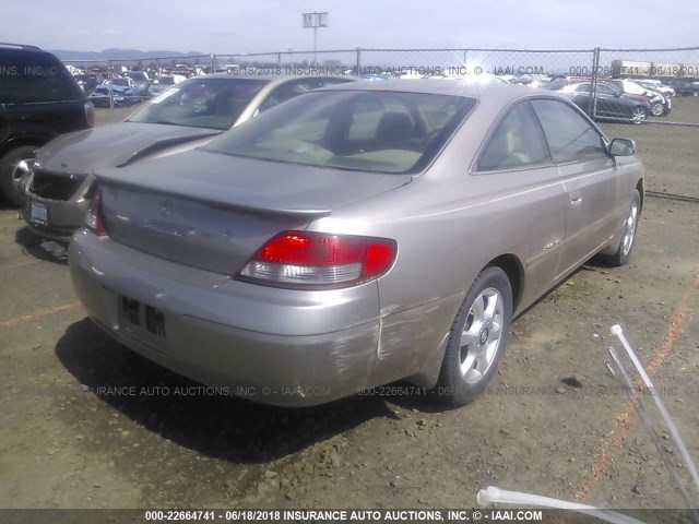 2T1CF22P4XC143986 - 1999 TOYOTA CAMRY SOLARA SE/SLE ბეჟი ფოტო 4