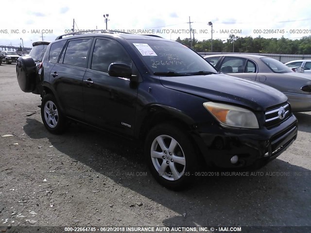 JTMZD31V086077709 - 2008 TOYOTA RAV4 LIMITED BLACK photo 1