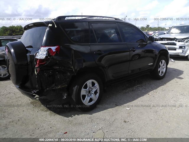 JTMZD31V086077709 - 2008 TOYOTA RAV4 LIMITED BLACK photo 4