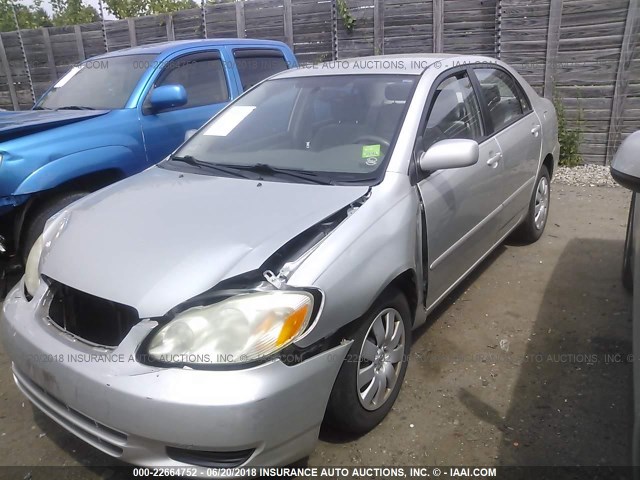 JTDBR32E642025505 - 2004 TOYOTA COROLLA CE/LE GRAY photo 2