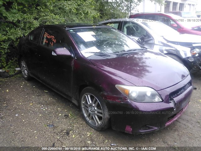 JTKDE177950029069 - 2005 TOYOTA SCION TC 栗色 照片 1
