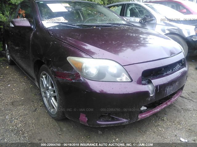JTKDE177950029069 - 2005 TOYOTA SCION TC 栗色 照片 6